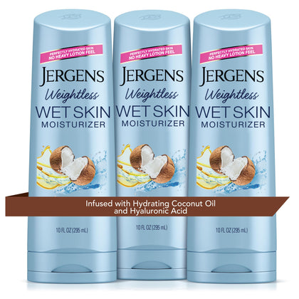 Jergens front packaging showing product and coconut oil benefit