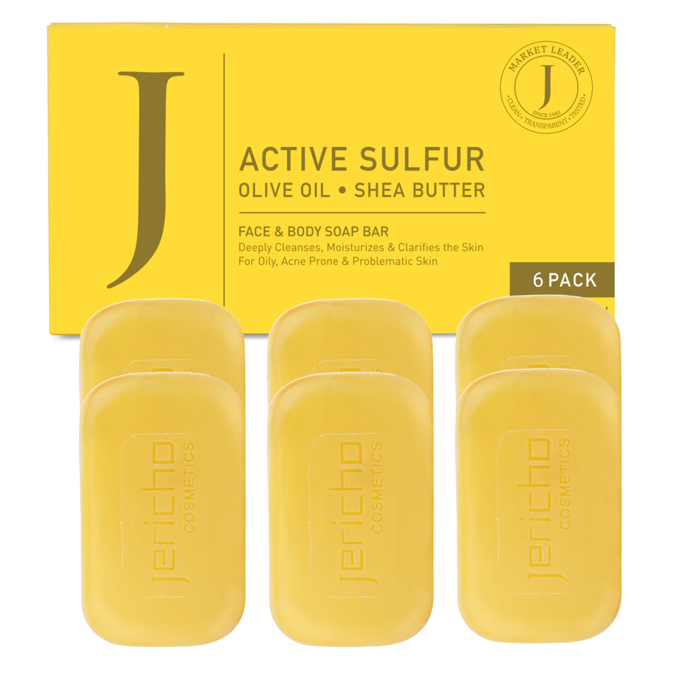 Jericho front packaging showing product name and benefits for clear skin