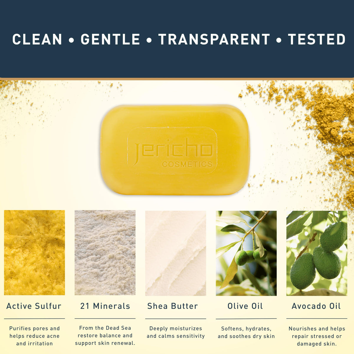 Jericho soap on bath tray with towel suggesting spa-like comfort