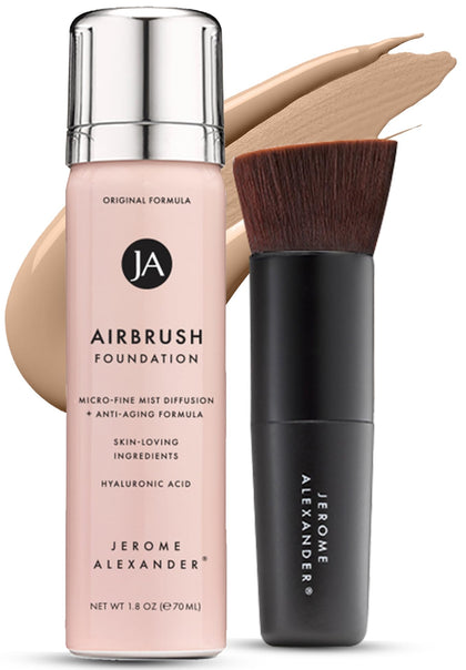 Jerome Alexander front packaging showing kit contents and elegant branding benefit: clear product ID