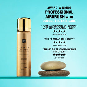 Jerome Alexander product on vanity showing everyday routine convenience
