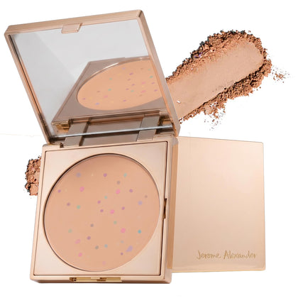 Jerome Alexander compact front view showing sleek packaging and easy portability