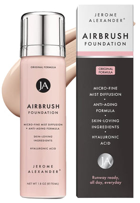 Jerome Alexander front packaging showing product and shade benefit