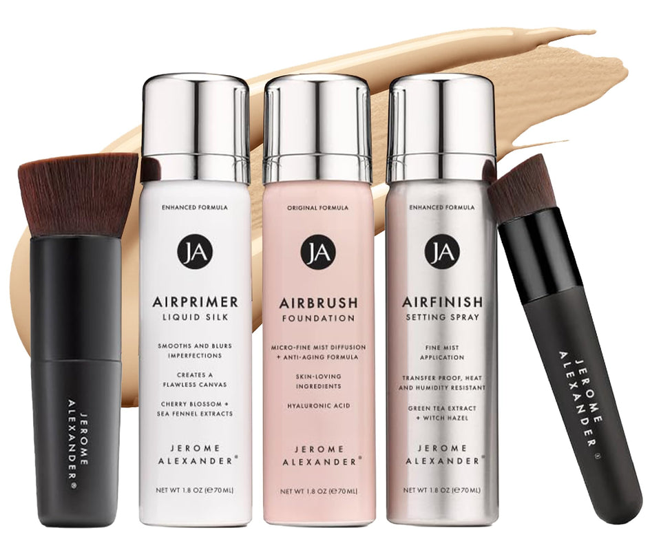 Jerome Alexander front packaging showing full five-piece kit and professional finish