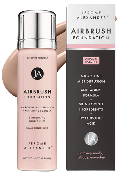 Jerome Alexander front packaging showing medium shade and benefits