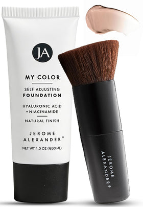 Jerome Alexander front packaging showing product and brush benefit easy identification