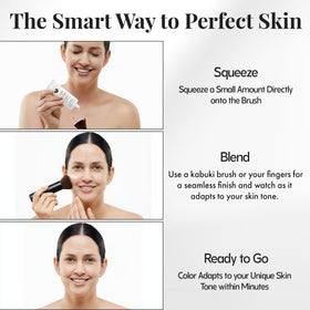 Jerome Alexander texture close-up revealing smooth, blendable microbead formula