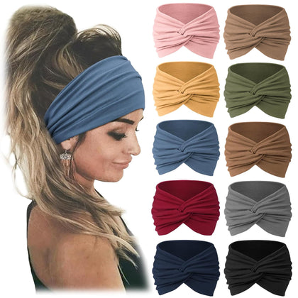 Jesries front packaging showing 10 headbands and clear color assortment for easy choice