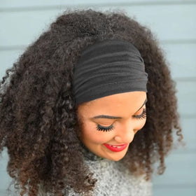 Jesries headband in travel setting showing compact packability and quick styling