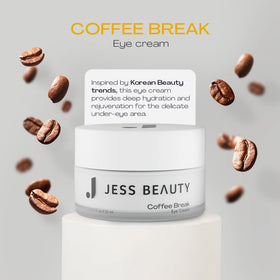JESS BEAUTY creamy bouncy texture close-up demonstrating lightweight absorbency