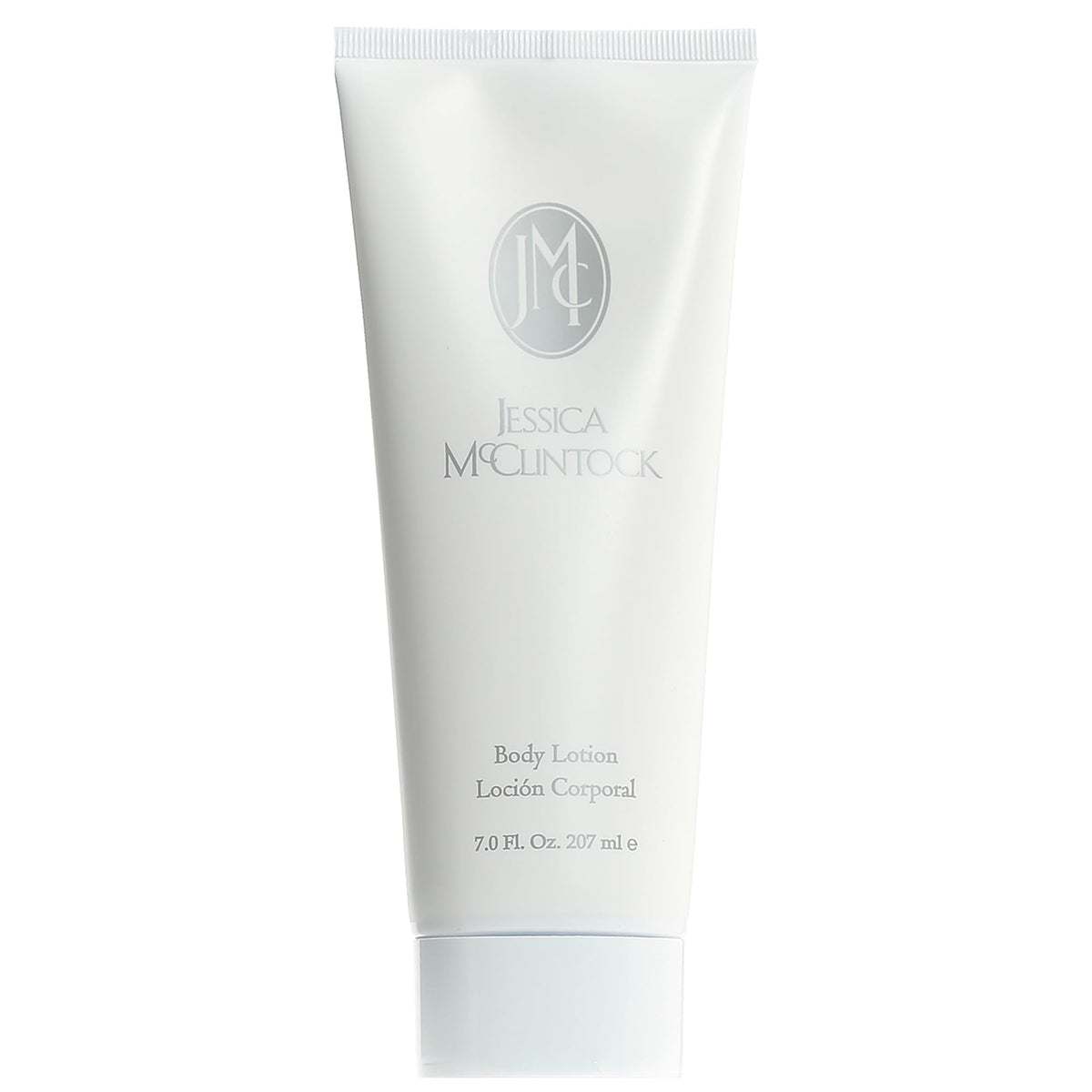 Jessica McClintock lotion texture poured on hand highlighting quick absorption