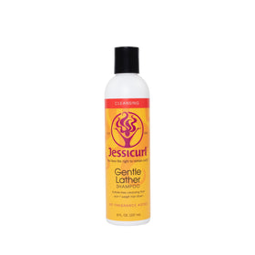 Jessicurl front packaging showing bottle and clean branding benefit clarity