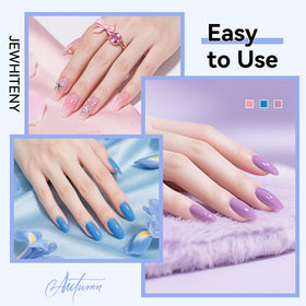 JEWHITENY application with brush demonstrating smooth, sculptable gel