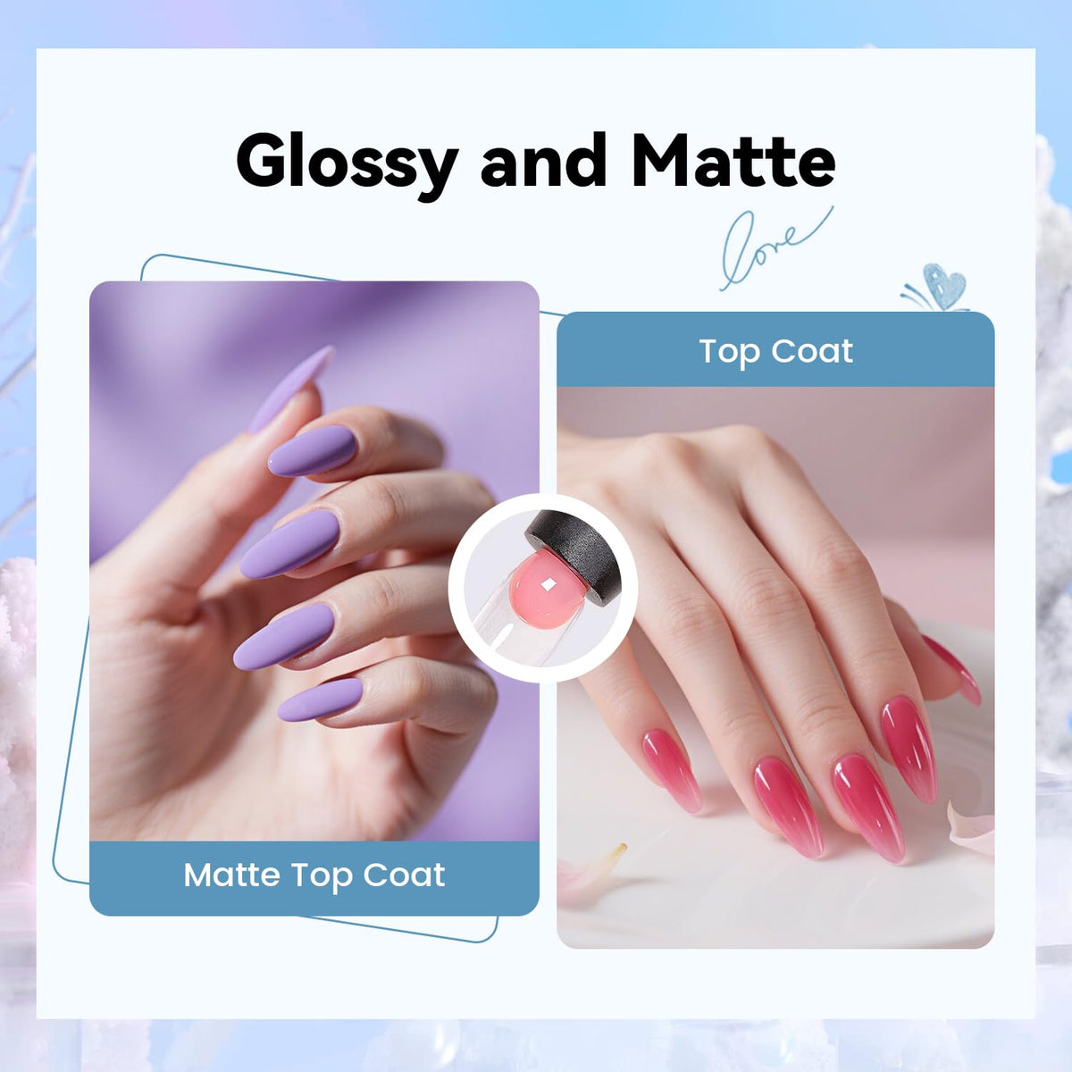 JEWHITENY cured nail finish showing glossy, salon-quality protection