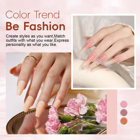 JEWHITENY close-up of poly gel texture highlighting smooth application control