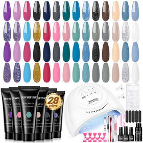 JEWHITENY front packaging showing complete kit for easy home salon