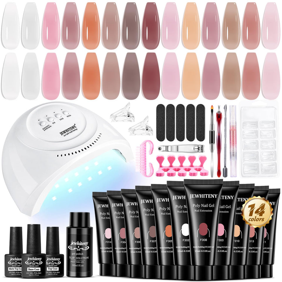 JEWHITENY front packaging showing full kit and included items for easy setup