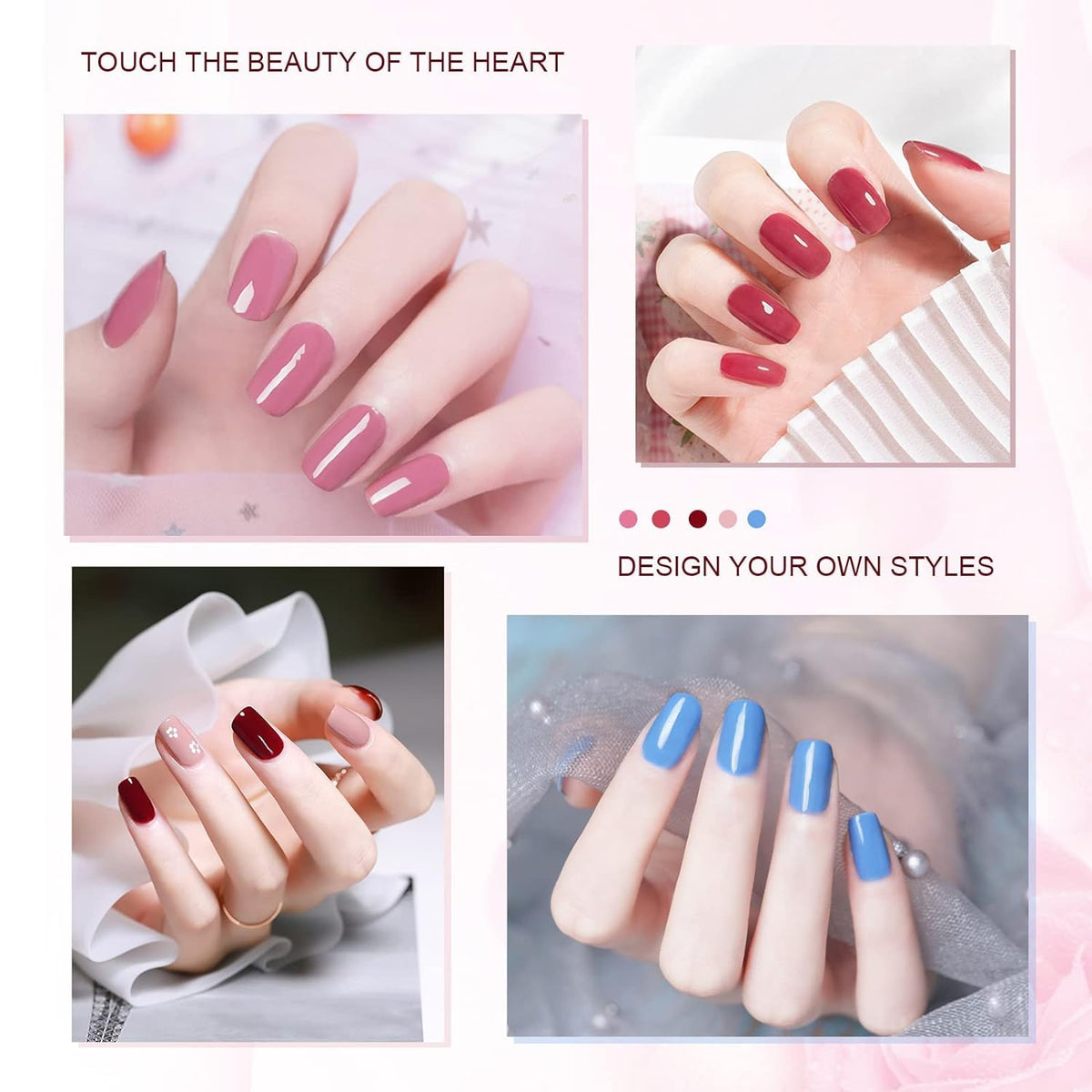 JEWHITENY in-use manicure lifestyle scene showing salon-quality at-home results