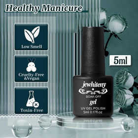 JEWHITENY bottles on salon table illustrating at-home professional look