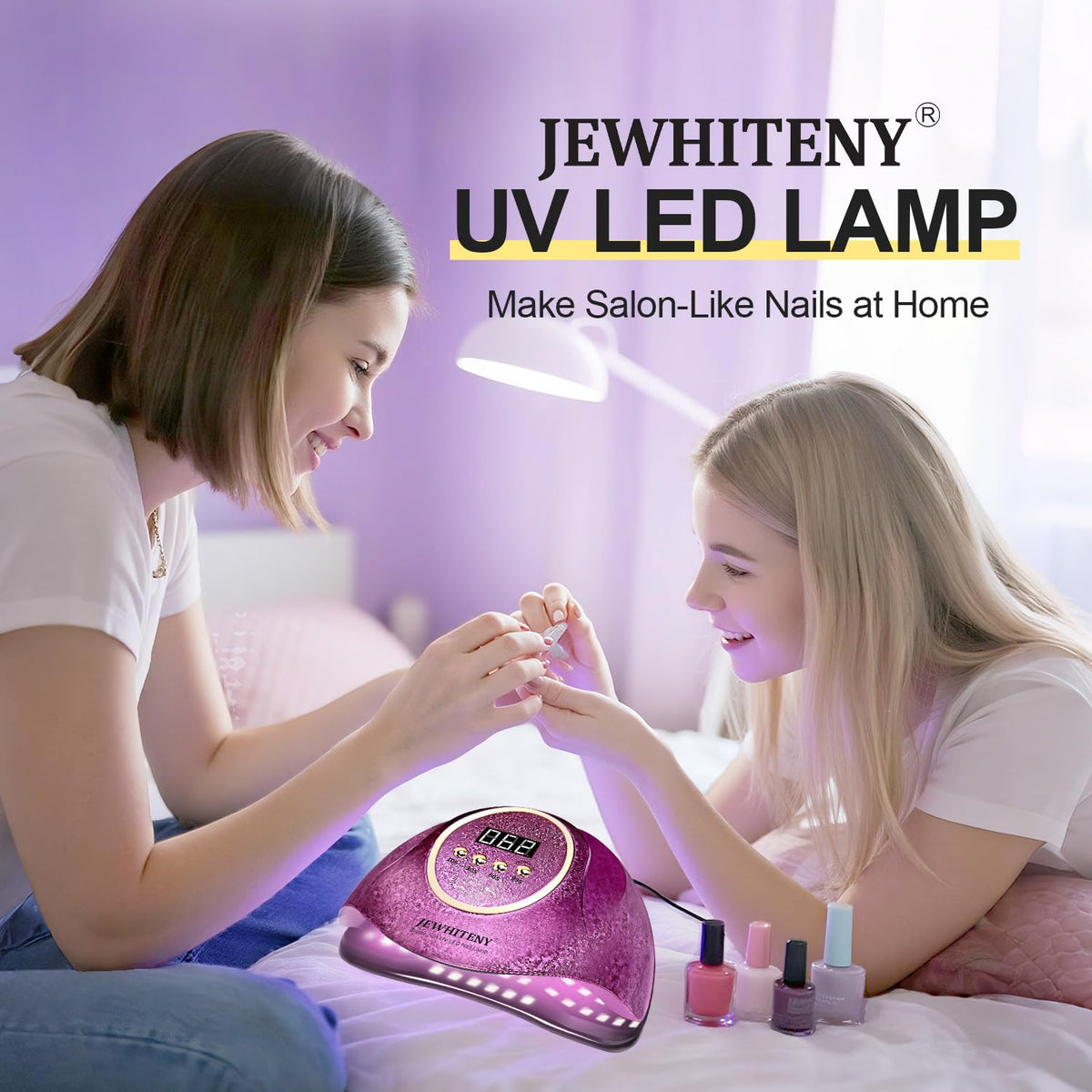 JEWHITENY product packaging with contents for easy unboxing and setup