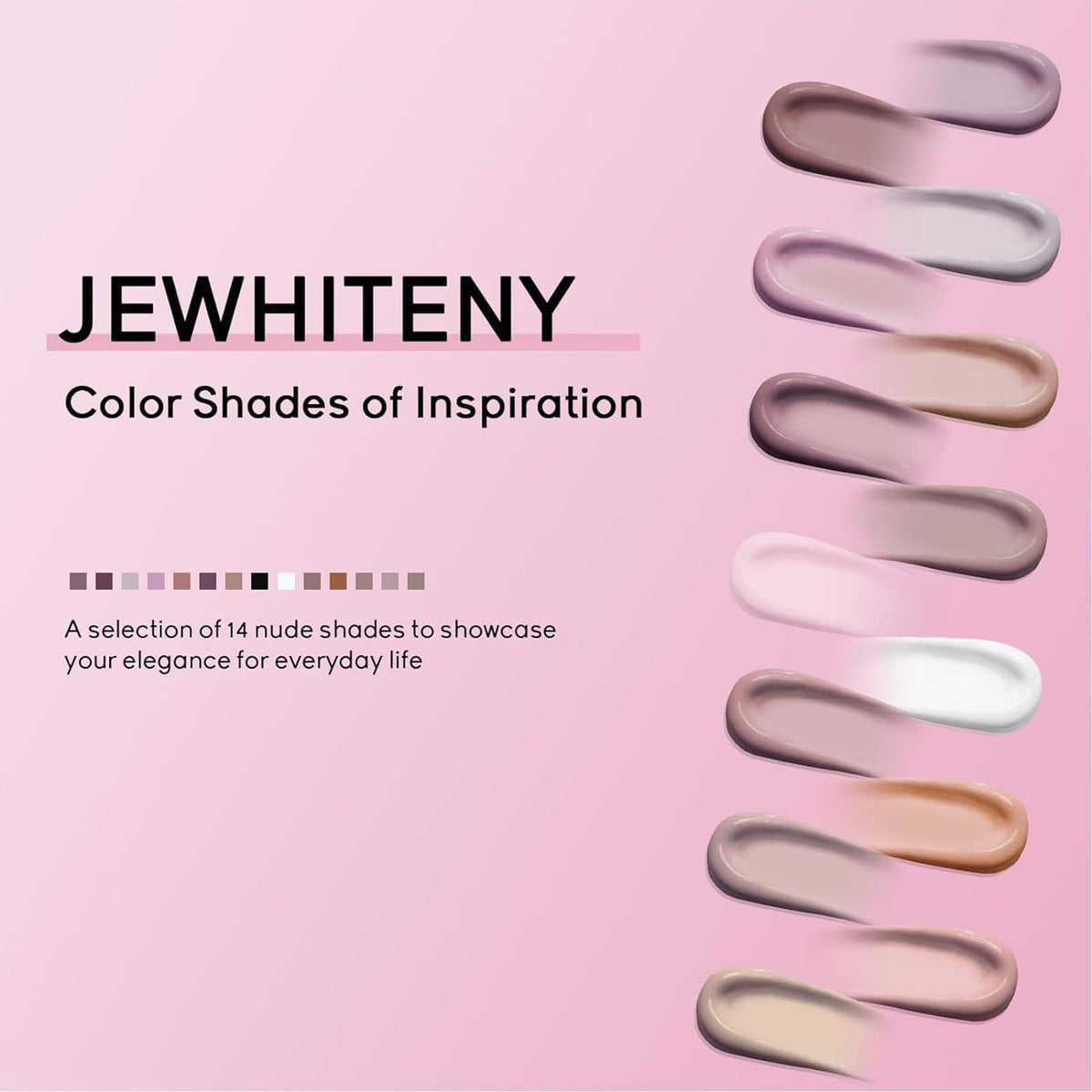 JEWHITENY poly gel bottle close-up showing texture for smooth sculpting