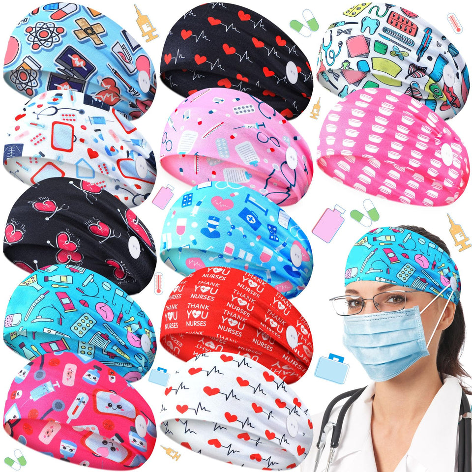 Jexine headband front packaging showing a 12-piece set and benefits
