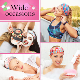 Jexine headband in yoga scene keeping sweat off forehead during exercise