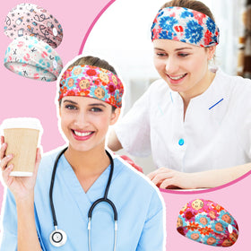 Jexine assortment laid flat to show mixed festive and medical prints