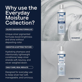 jhirmack hand pouring shampoo showing gentle lathering benefit