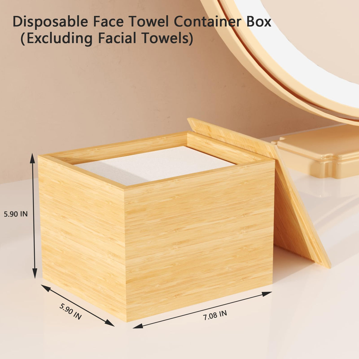 JHJFRAWY lid detail showing snug fit to protect towels from dust