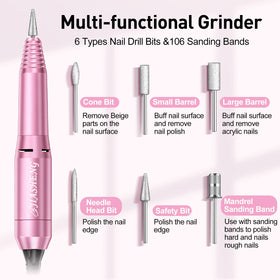 JIASHENG sanding bands spread out showing included 100-piece assortment for different grits