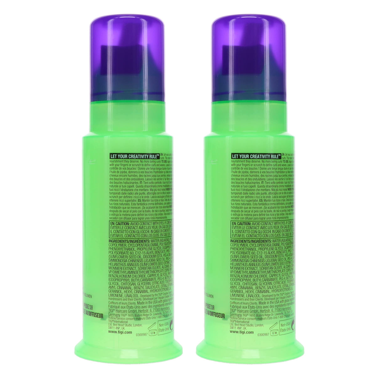 JIGCEN Bed Head product on hand ready to apply for controlled distribution