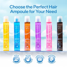 Jigott ampoule beside hand to show 13ml scale for travel-friendly treatment
