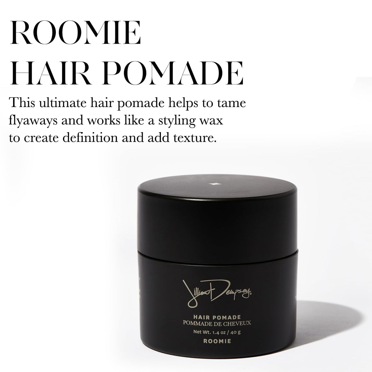 Jillian Dempsey Roomie open tin revealing solid texture that melts easily