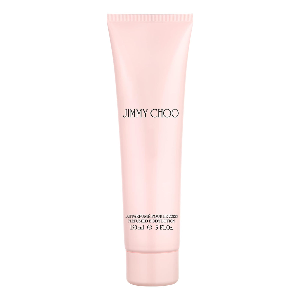 Jimmy Choo lotion front packaging showing elegant bottle and brand appeal