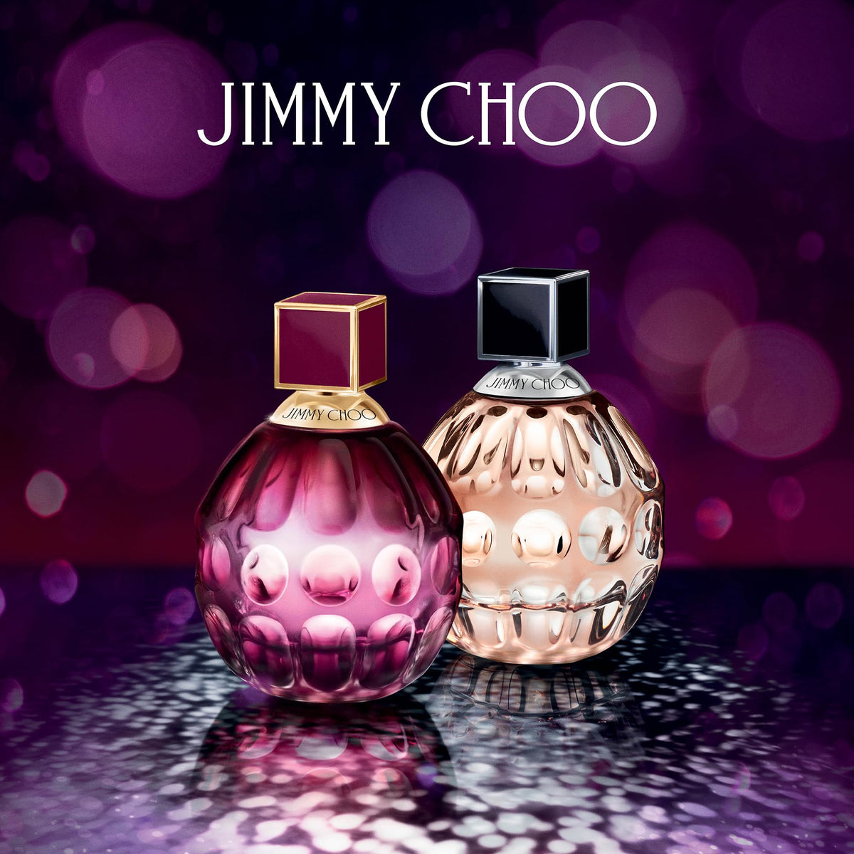 Jimmy Choo lotion poured texture close-up demonstrating silky hydration benefit