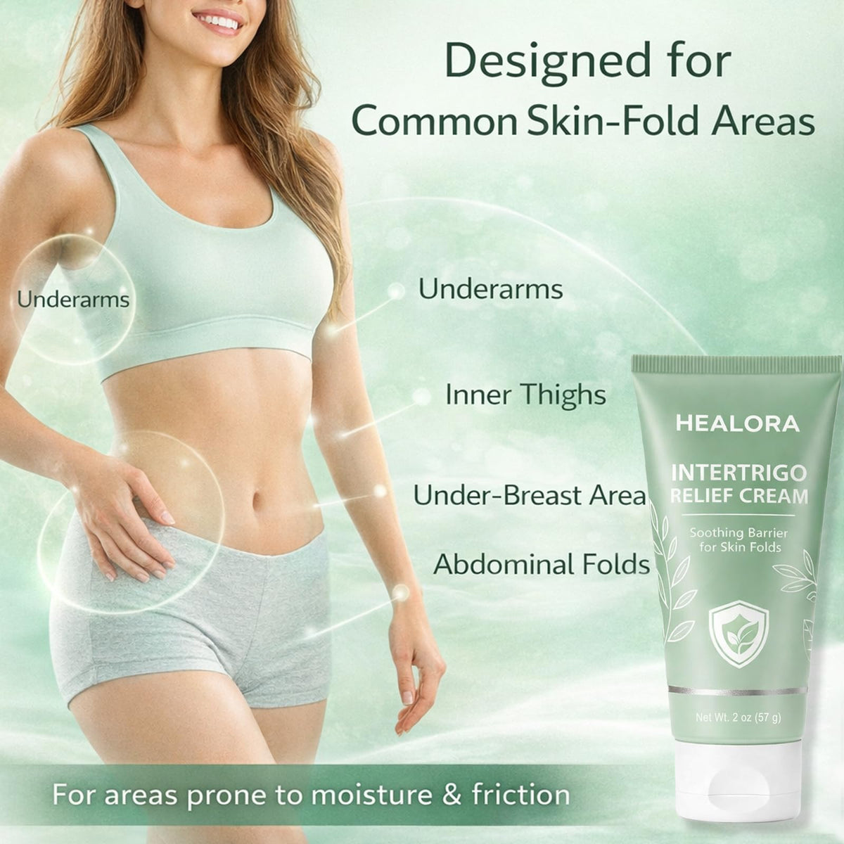 JINMAO Healora tube inside a gym bag showing easy-carry and on-the-go skin comfort