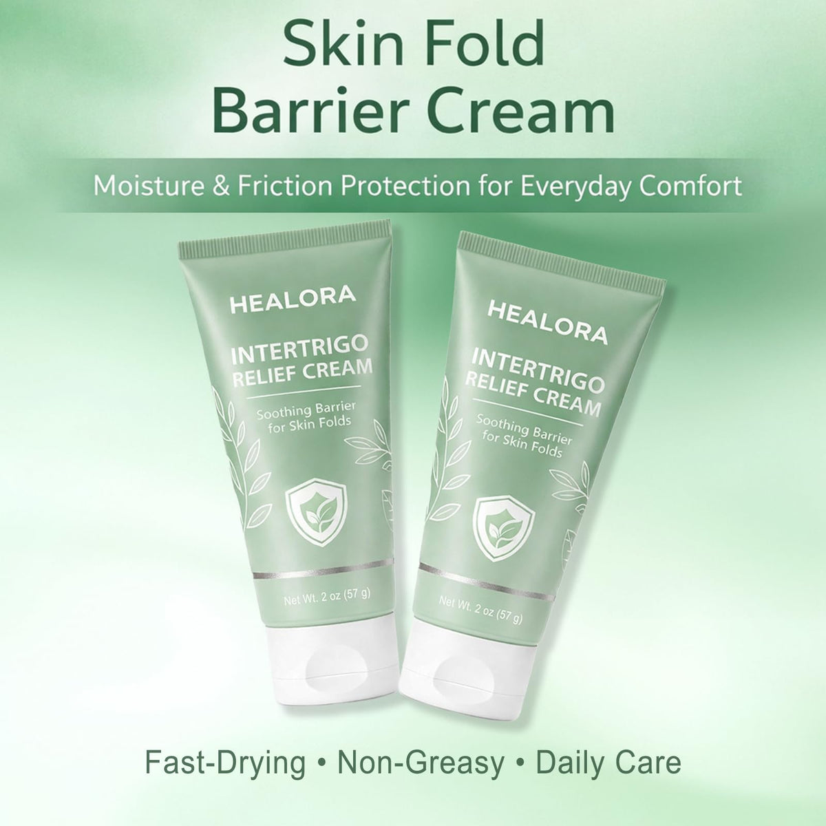 JINMAO Healora open tube and cream texture highlighting fast-drying, non-greasy feel