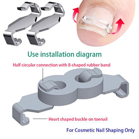 JIUDOUCUO close-up stainless-steel clips highlighting durable precision