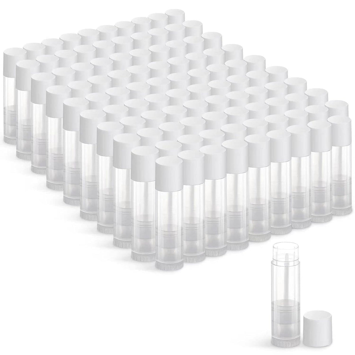 JIUZHU clear front packaging showing 100 tubes benefit bulk supply