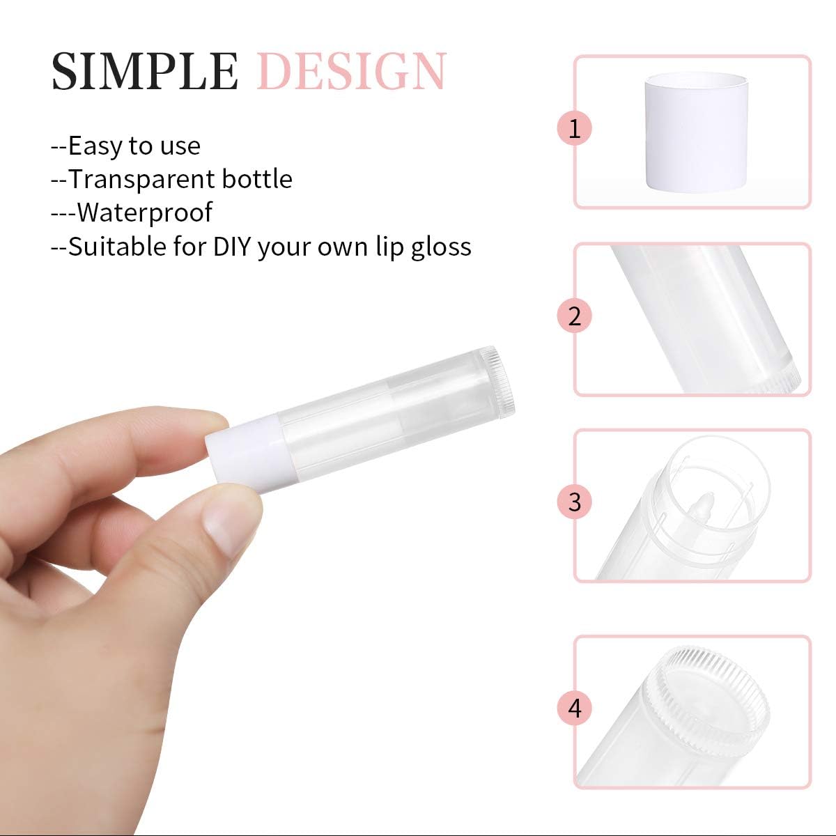 JIUZHU open top wide-mouth tube simplifies pouring and filling