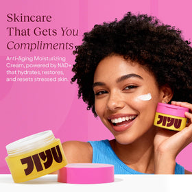 JiYu open jar close-up showing creamy texture and quick-absorbing hydration benefit