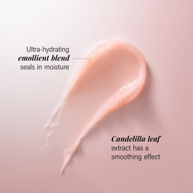 JLO BEAUTY open tube showing smooth balm texture for easy application benefit