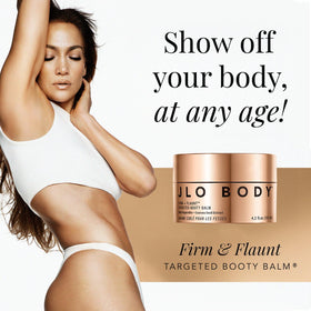 JLO BEAUTY whipped texture close-up demonstrating creamy hydration