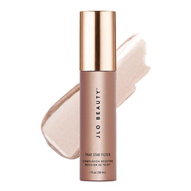 JLO BEAUTY front bottle showing sleek packaging and portable glow booster