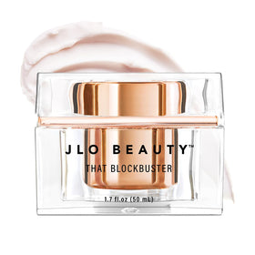 JLO BEAUTY front packaging showing jar and branding, conveys premium hydration