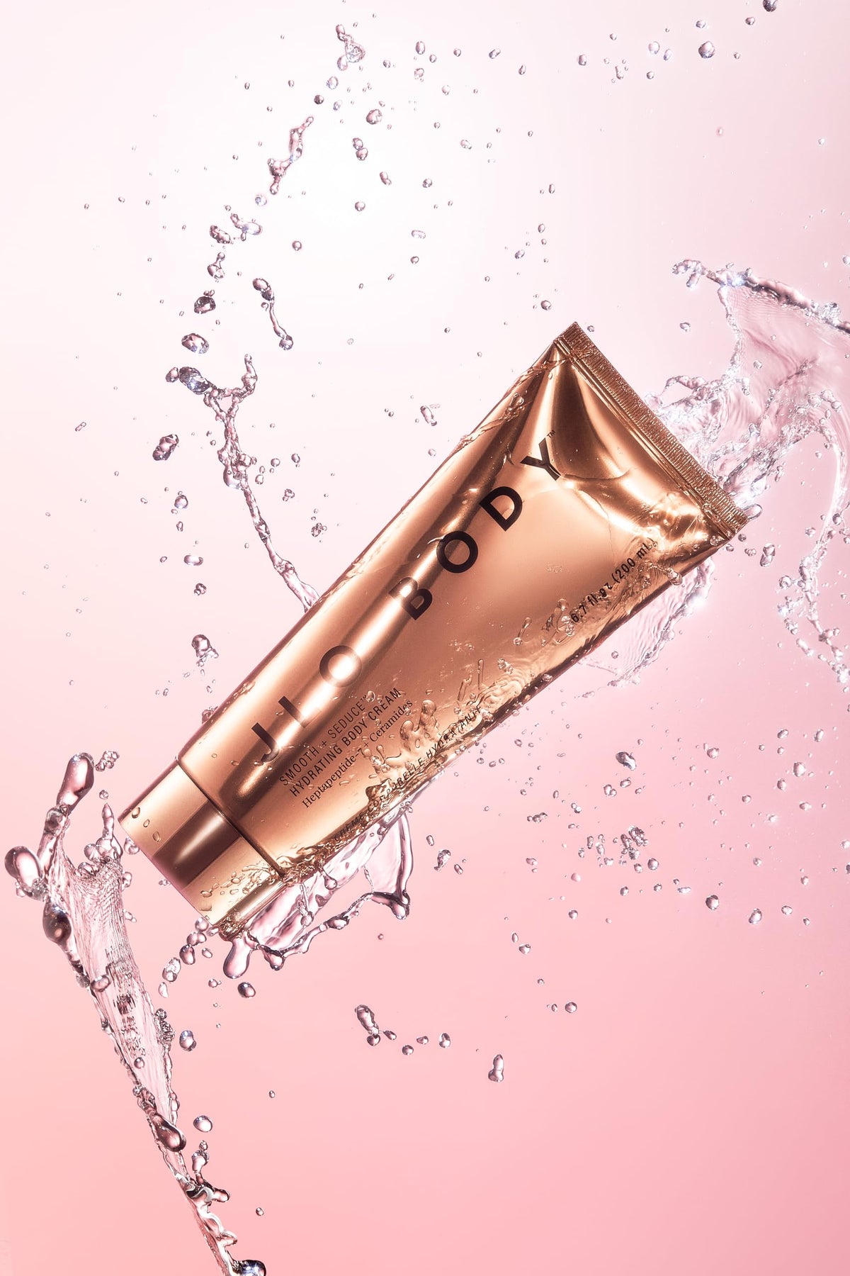 JLO BEAUTY jar staged in bathroom showing routine-friendly, daily use