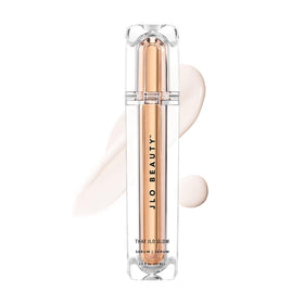 JLO BEAUTY front packaging showing serum bottle and brand glow