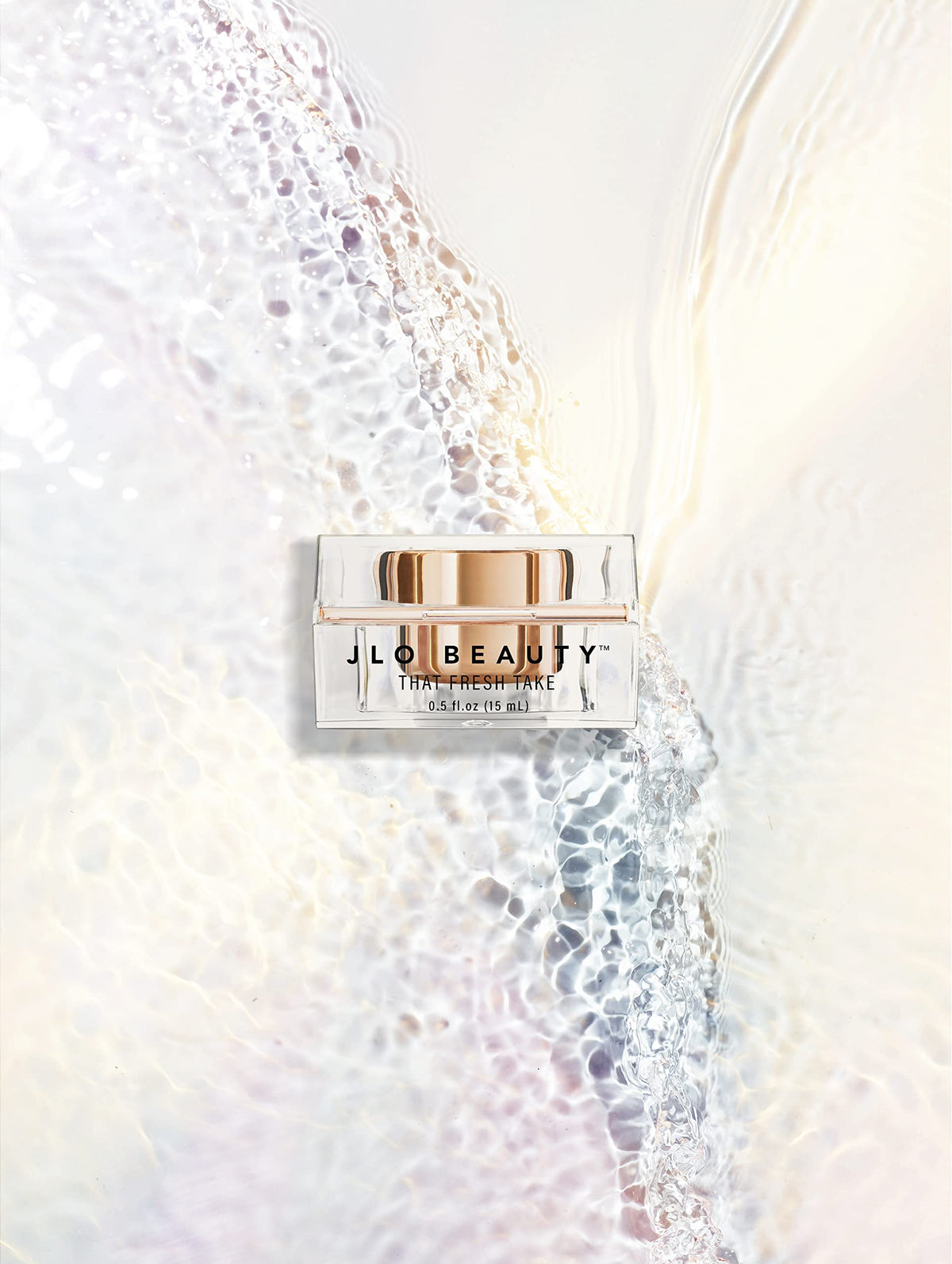 JLO BEAUTY ingredient close-up highlighting peptides and hyaluronic hydration benefit