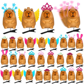 JMZYJZH front packaging showing 24 capybara clips and value benefit